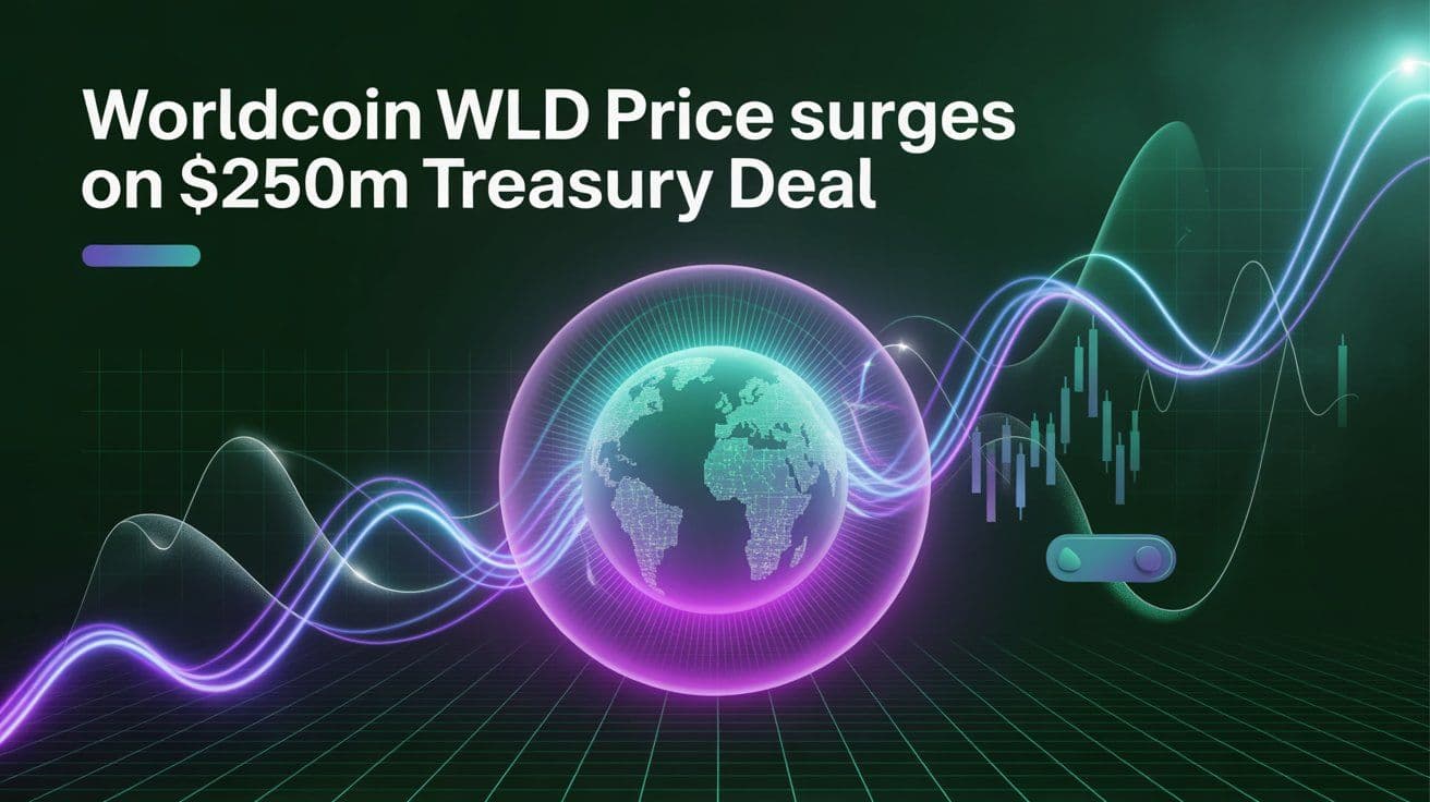 Worldcoin’s WLD Surges 25% as $250M Treasury Deal Fuels Momentum